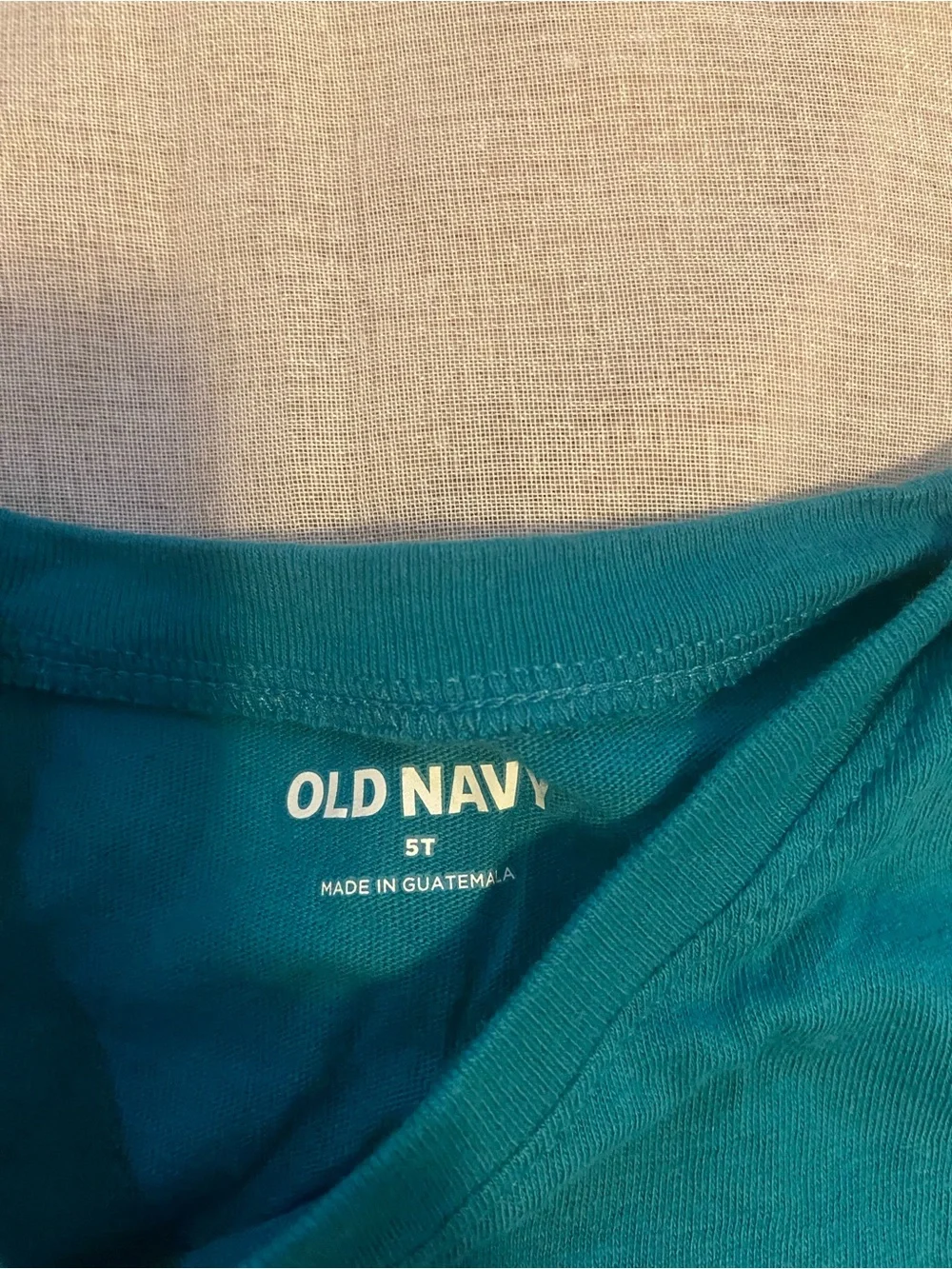 Old Navy Teal Graphic 'Made 4 Adventure' Kids Short Sleeve Tee
